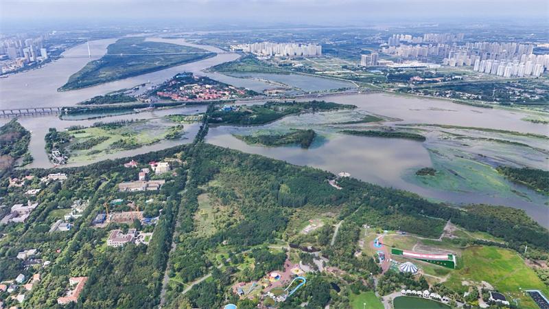 Aerial view of Harbin, China